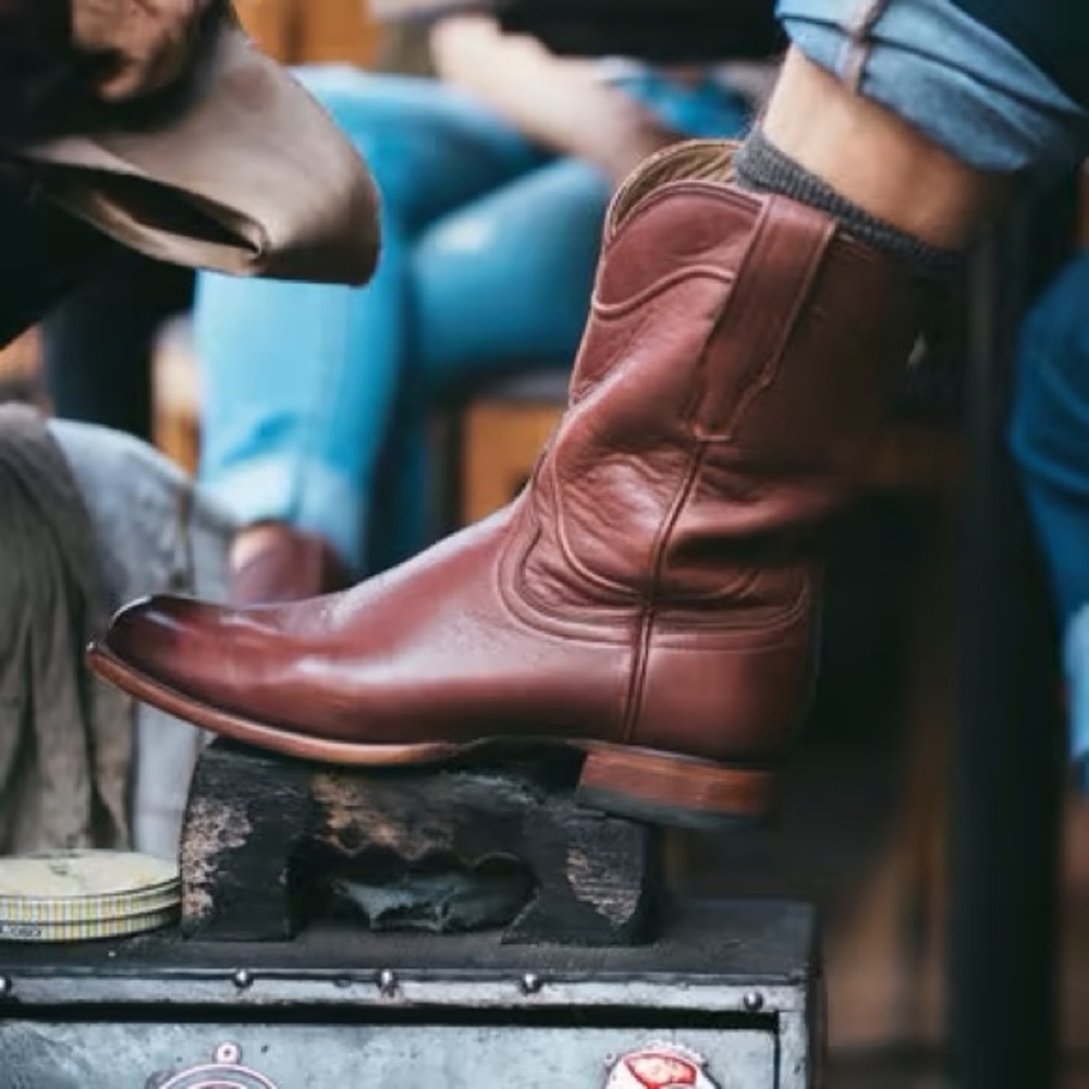 Tecovas The Earl Leather Cowboy Boots (size 12)